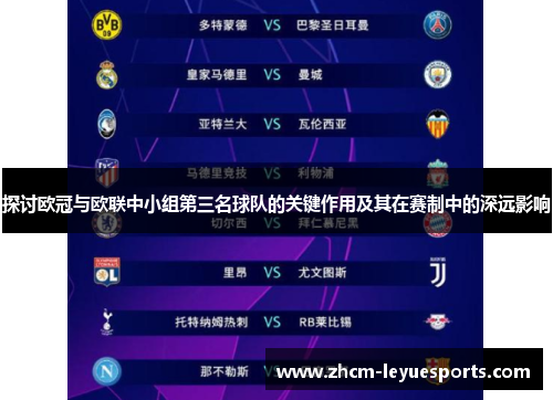 探讨欧冠与欧联中小组第三名球队的关键作用及其在赛制中的深远影响 探讨欧冠与欧联中小组第三名球队的关键作用及其在赛制中的深远影响